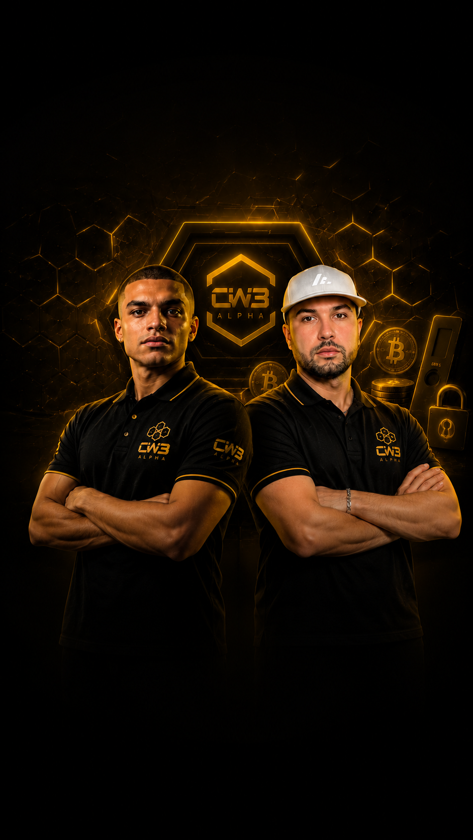 Augusto Peters e Vinicius Eduardo, especialistas em criptomoedas